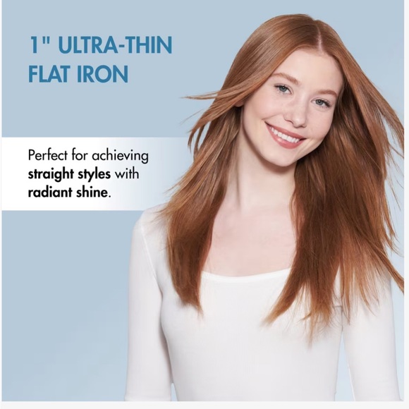 NIB Nano Titanium Ultra-Thin Straightening Iron 1" -Blue - Picture 2 of 6